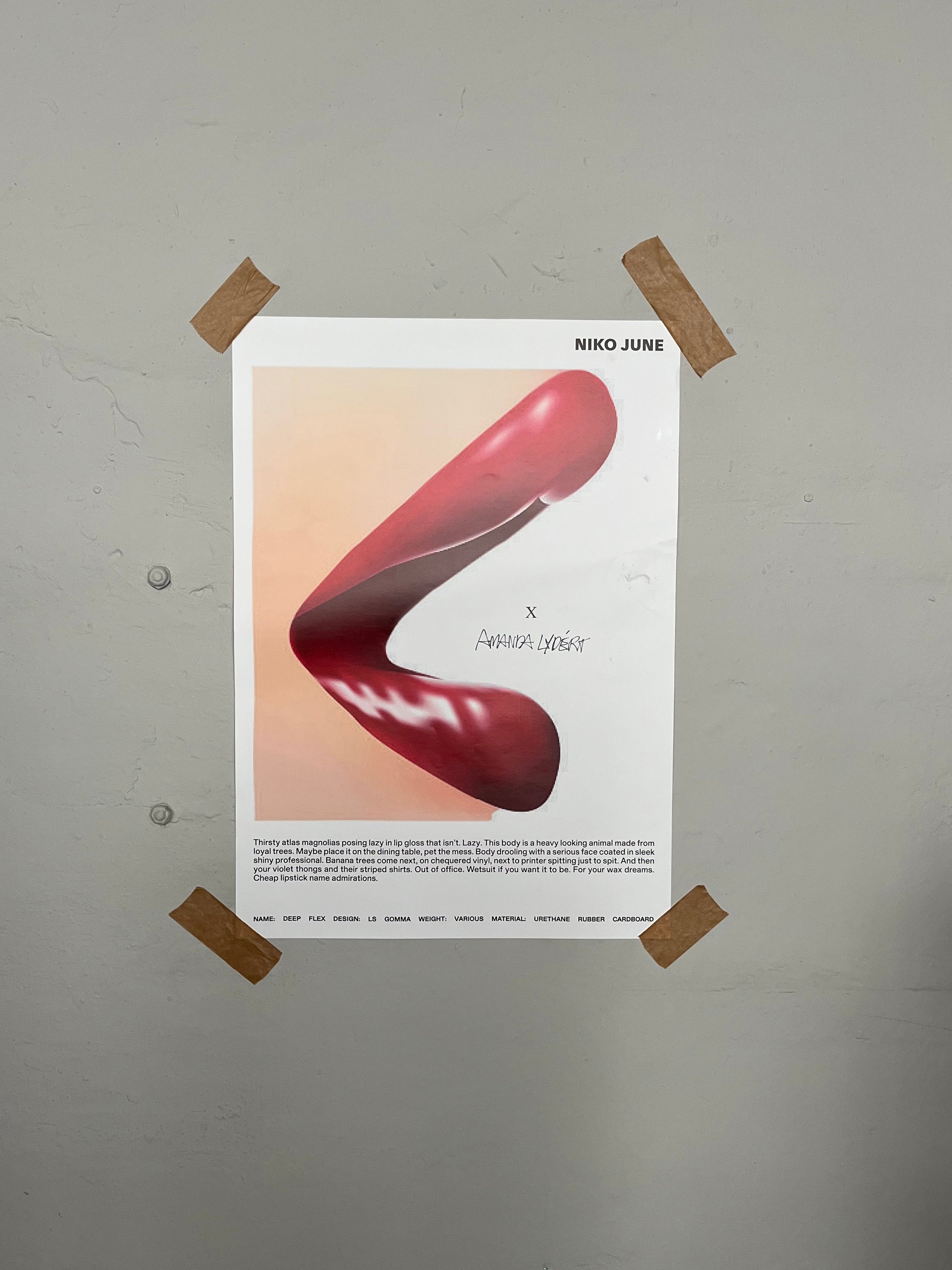 NIKO JUNE POSTER 50 x 70 CM