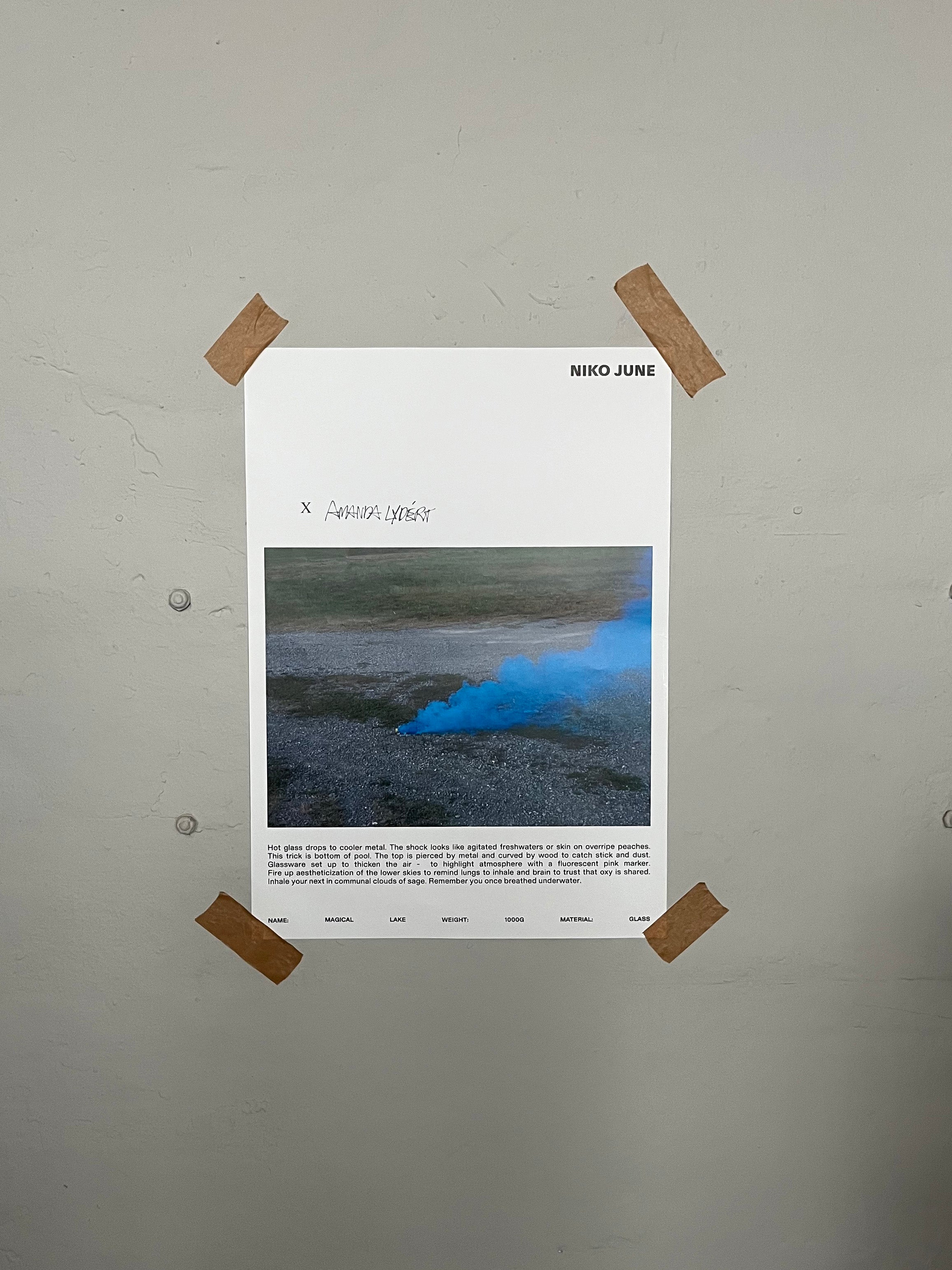 NIKO JUNE POSTER 50 x 70 CM
