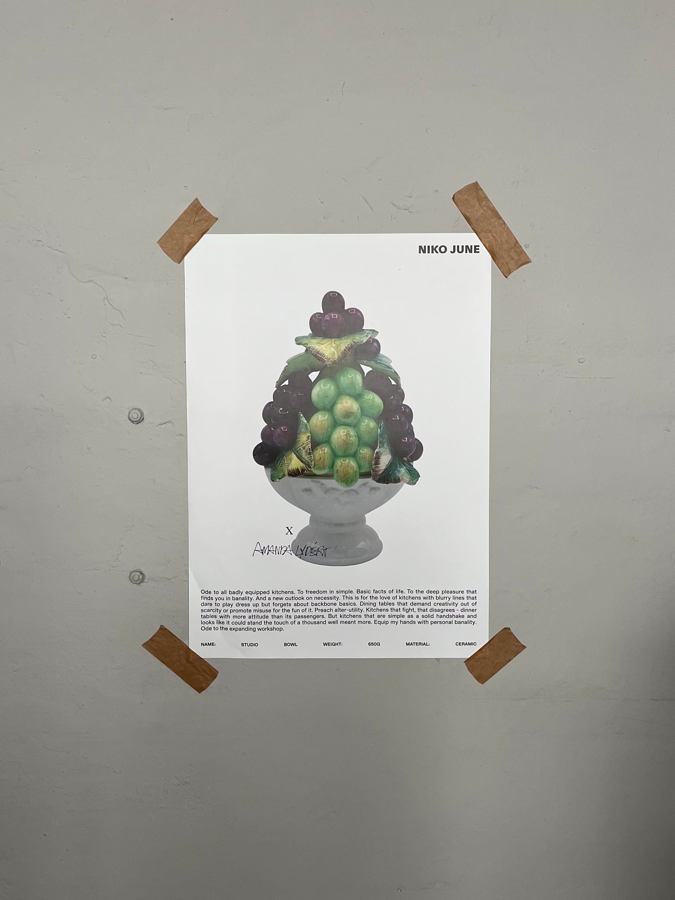 NIKO JUNE POSTER 50 x 70 CM
